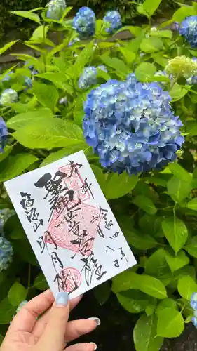 明月院の御朱印