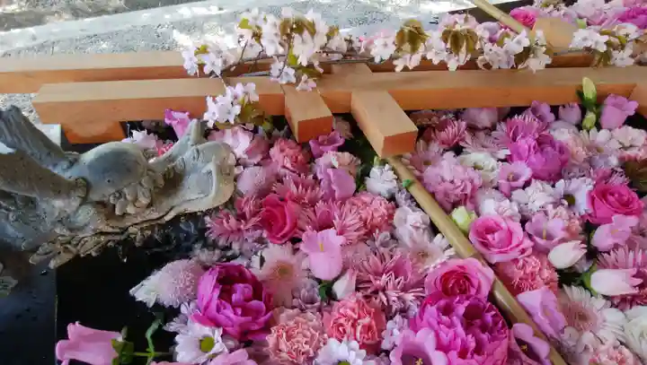 帯廣神社の手水舎