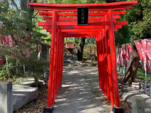 能蔵知恵文殊稲荷大明神の鳥居