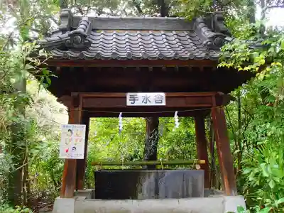 忍　諏訪神社・東照宮　の手水舎