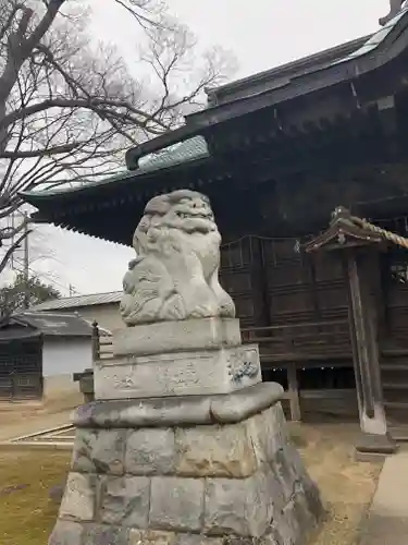 大桑神社の狛犬