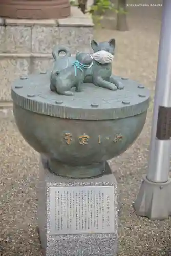 元郷氷川神社の狛犬