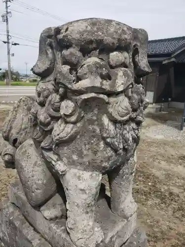 島八幡社の狛犬