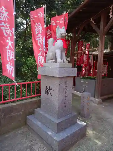 音次郎稲荷神社の狛犬