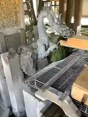 真清田神社の手水