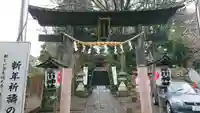 南沢氷川神社の鳥居