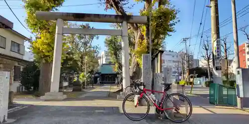 町屋神社の鳥居