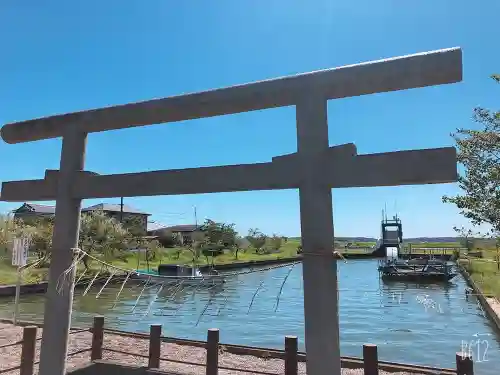 息栖神社の鳥居