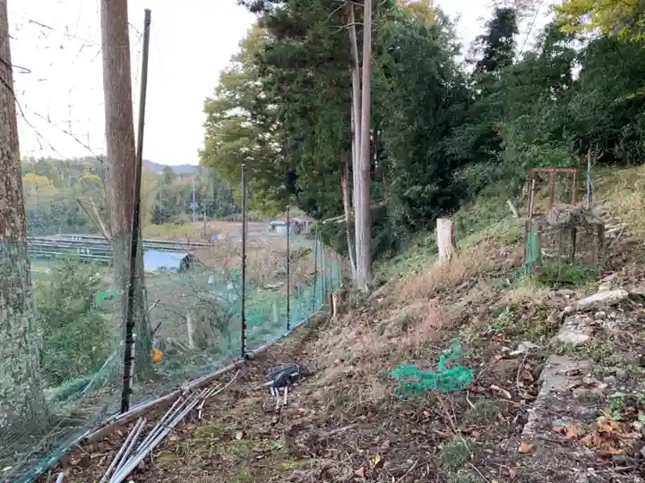 吾妻神社跡の自然