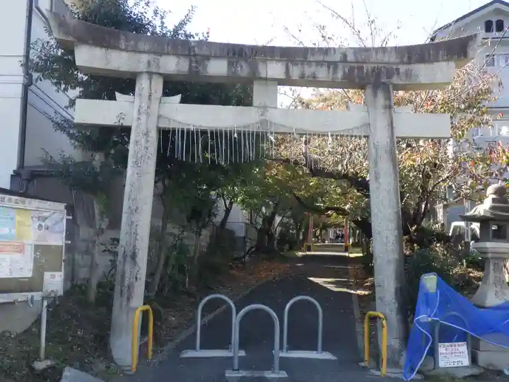花山稲荷神社の鳥居
