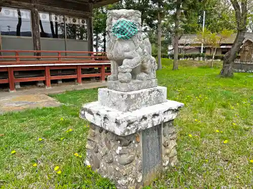 止々井神社の狛犬