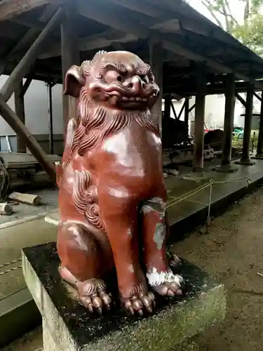 道明寺天満宮の狛犬