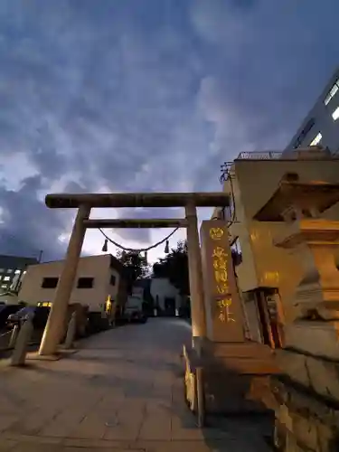 安積國造神社の鳥居