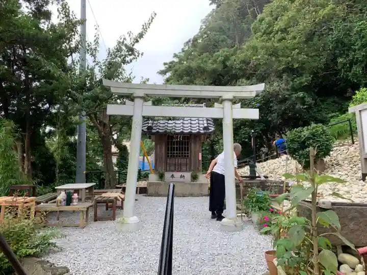 那古寺の鳥居