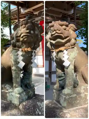 熊野神社の狛犬