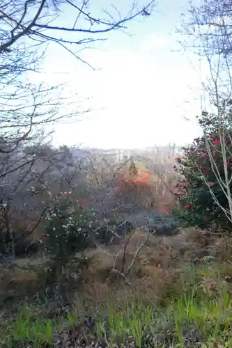 蚕霊神社の景色