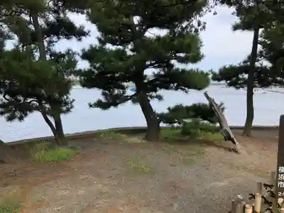 琵琶島神社の自然