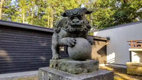 長沼神社の狛犬