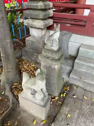 品川貴船神社の狛犬