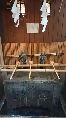 小網神社の手水舎