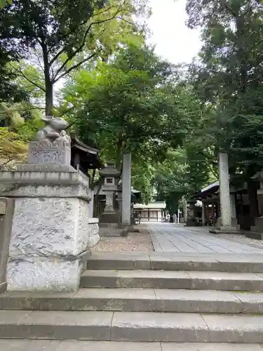 調神社の狛犬