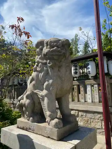 阿部野神社の狛犬