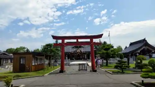 美瑛神社の鳥居