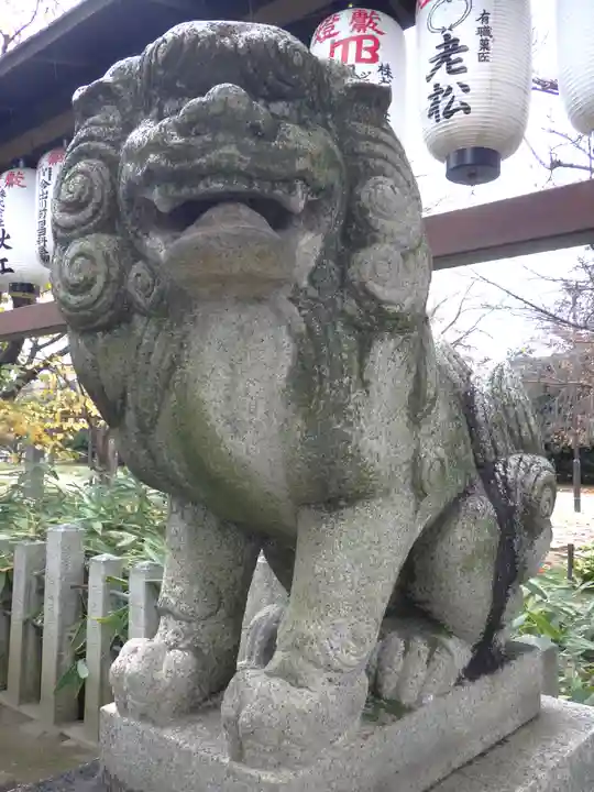 首途八幡宮の狛犬