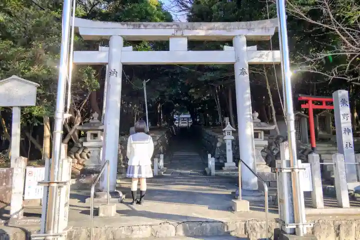 熊野神社(吉川熊野神社)の鳥居