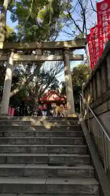 笠䅣稲荷神社の鳥居
