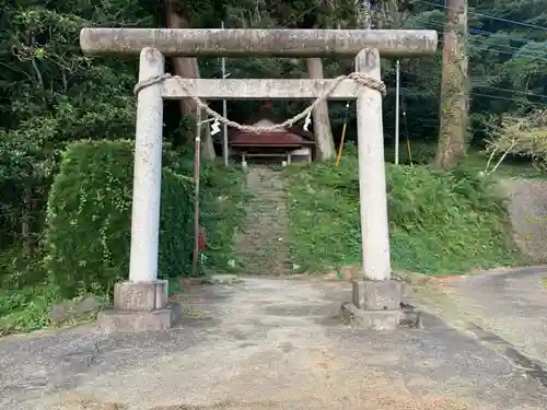 佐室神社の鳥居