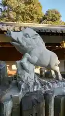 馬見岡綿向神社の狛犬