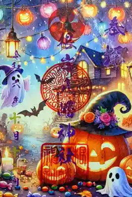 令和6年 10月限定御朱印 『南瓜の仮装祭り』　　　　　　　　
初穂料 350円