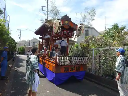 岸根杉山神社のお祭り