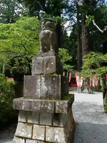 北口本宮冨士浅間神社の狛犬