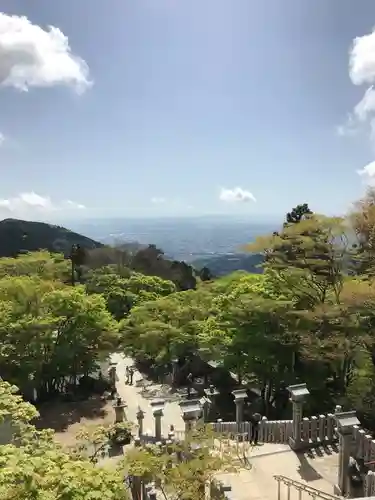 大山阿夫利神社の景色