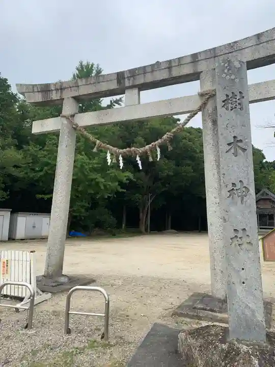 樹木神社の鳥居