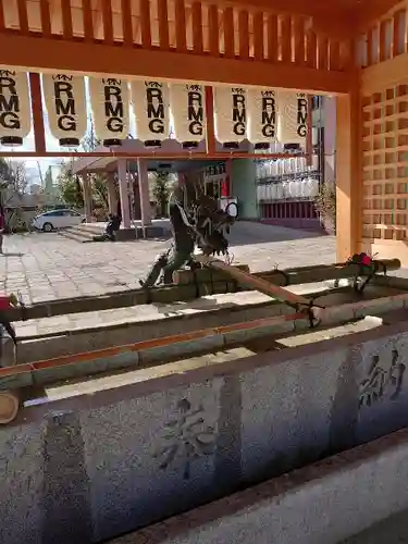 生國魂神社御旅所の手水舎