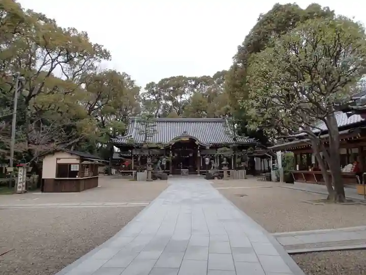 杭全神社の本殿・本堂