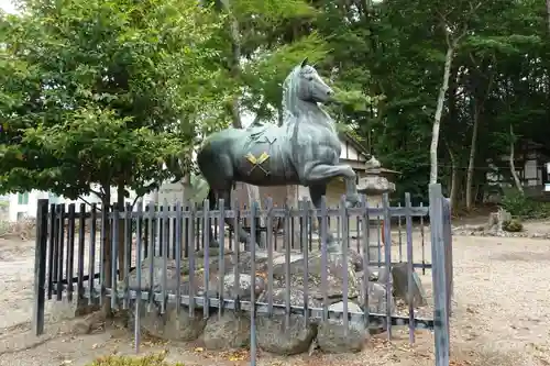 矢田坐久志玉比古神社の狛犬