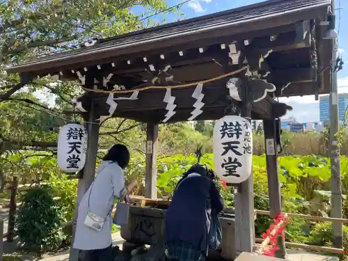 寛永寺不忍池弁天堂の手水舎