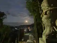 川田八幡神社の狛犬