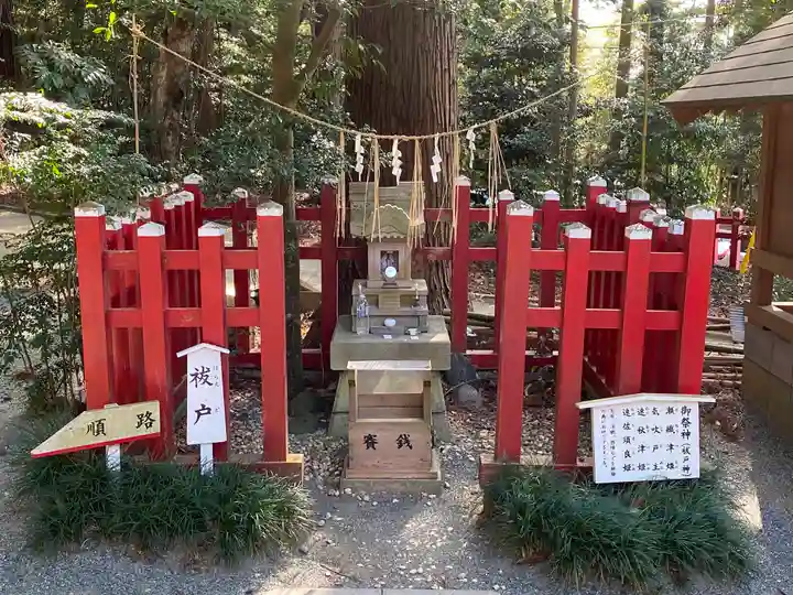 麻賀多神社の末社・摂社