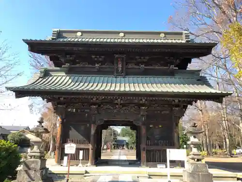 妻沼聖天山歓喜院の山門・神門