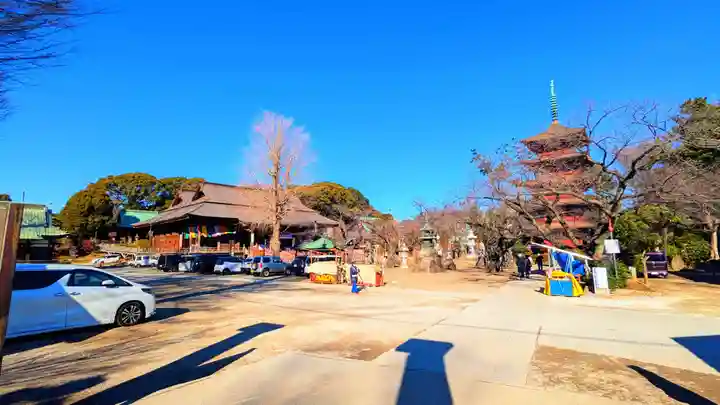 法華経寺の景色