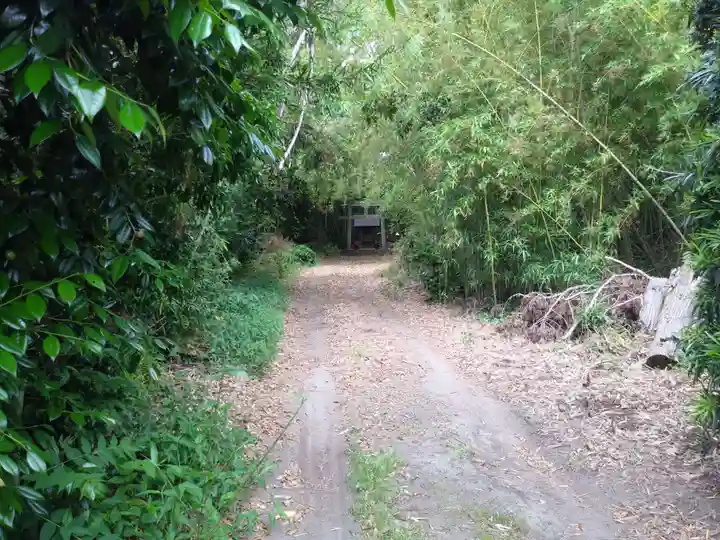 神社(名称不明)の周辺