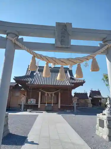 栗橋八坂神社の鳥居