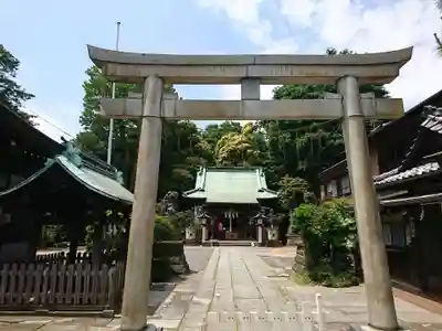 高円寺天祖神社の鳥居