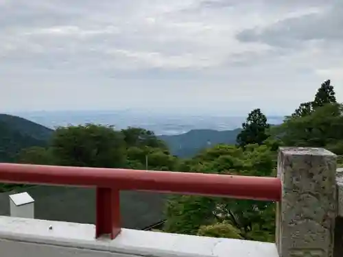 大山阿夫利神社の景色