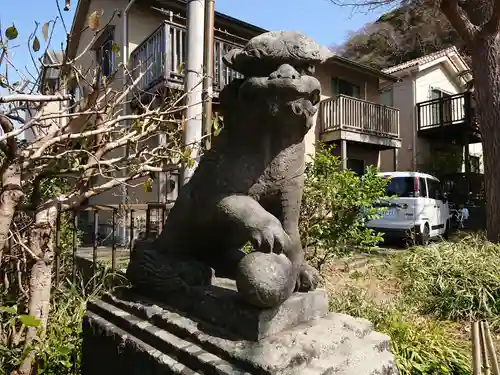 五所神社の狛犬